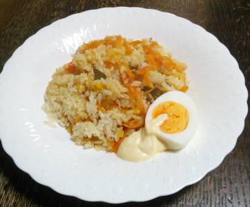 にんじんのプロフ(炊き込みご飯)
