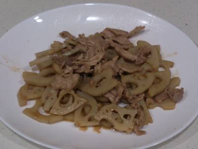 豚肉とれんこんの炒め煮