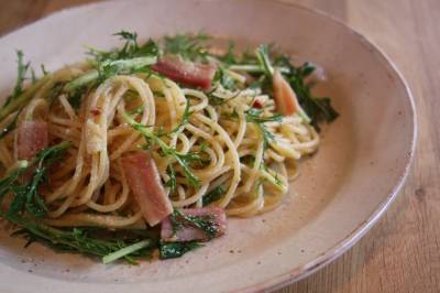 水菜のアーリオ・オーリオ