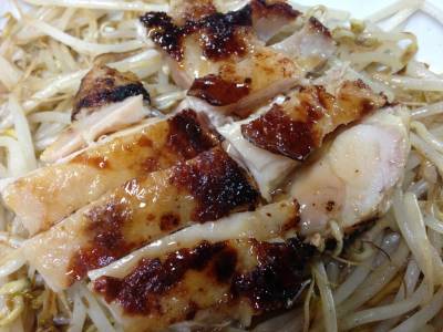 鶏の照り焼き 黒酢風味