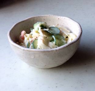 そうめんサラダ