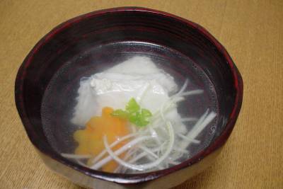 鯛のアラのうしお椀