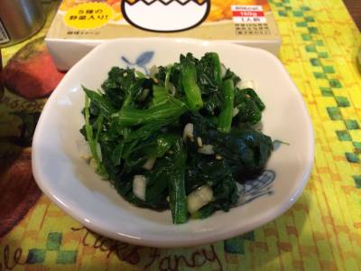 ほうれんそうのナムル