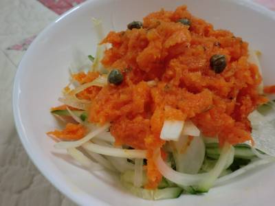 ダブル春にんじんサラダ