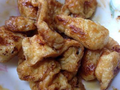 油揚げのみそ炒め