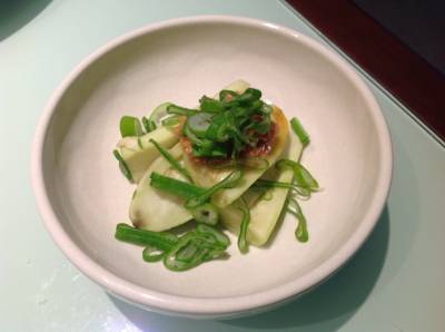 レンジナスのごまみそかけ