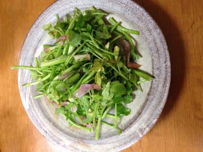 田ぜりと生ハムのサラダ レシピ 藤田 貴子さん みんなのきょうの料理