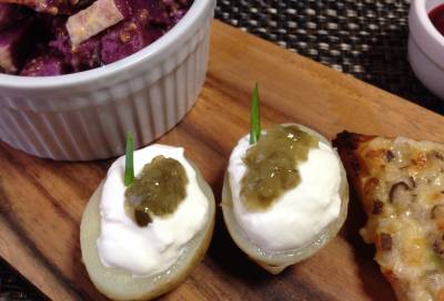 新じゃがいものカナッペ