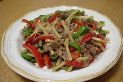 しっとりチンジャオロースー