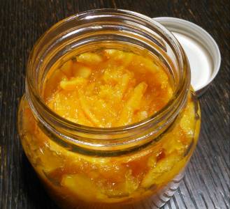 金柑(きんかん)マーマレードのババロア