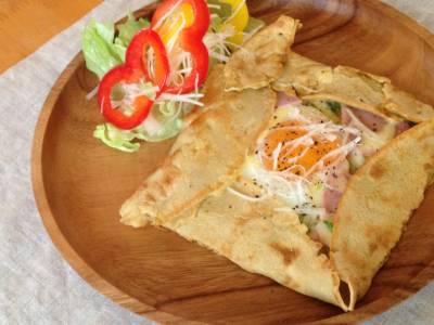 そば粉のガレット