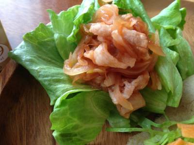 ポークマリネのサラダ