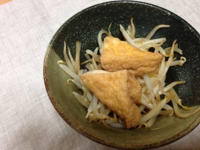 もやしと揚げのサッと煮