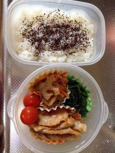 豚のしょうが焼き