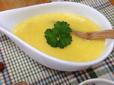 卵とコーンのスープ