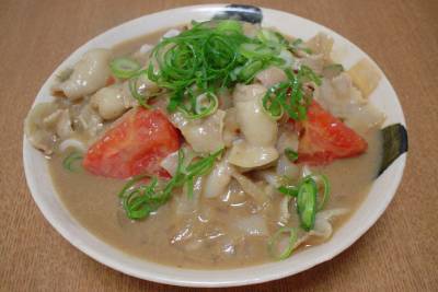 トマトカレーうどん