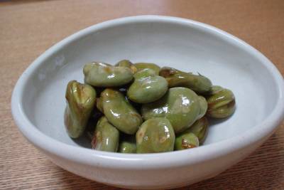 そら豆の甘辛煮