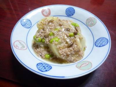 大根のそぼろ煮