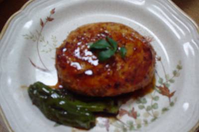 鶏つくねの照り焼き