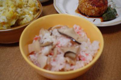 きのこの香りご飯
