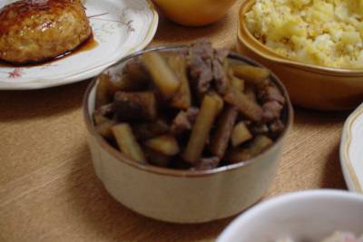 新ごぼうと牛肉のつくだ煮