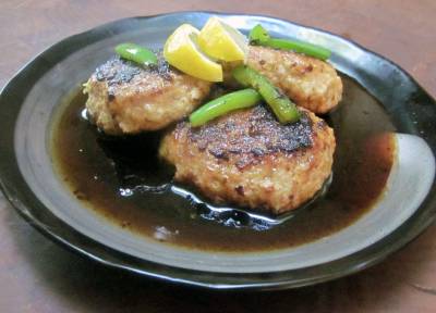 鶏つくねの照り焼き