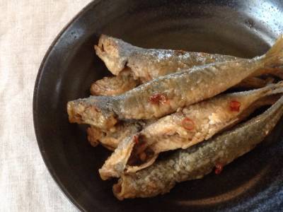 豆あじの南蛮づけ