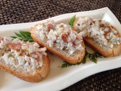 たいのアラ炊き バター風味