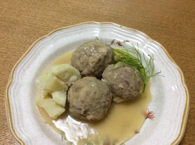 ミートボールのレモン煮