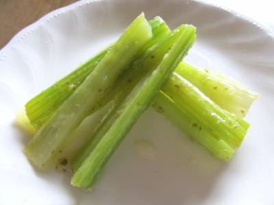 セロリの柚子こしょうだれ（おすすめストック）