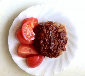 初夏のトントンハンバーグ