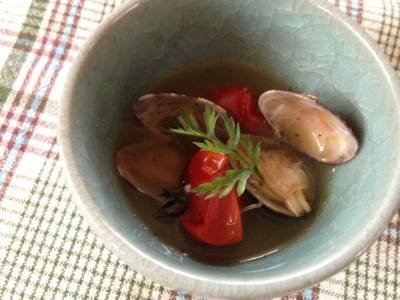 あさりのスープ