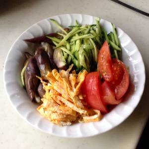 冷やしなすのごまソース