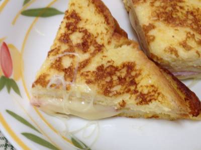 クロックムッシュ風フレンチトースト