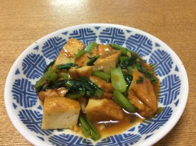 青菜の根元ばっかり炒（いた）め