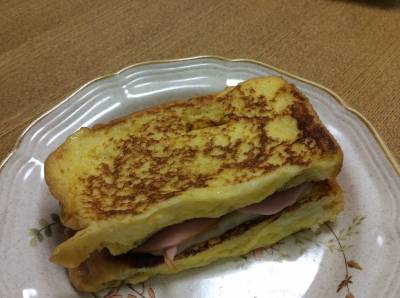 クロックムッシュ風フレンチトースト