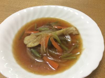 白身魚の甘酢あん