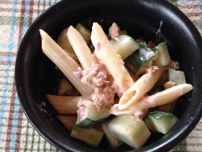 マカロニの梅マヨネーズサラダ