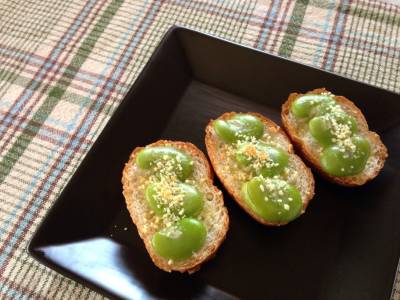 そら豆のチーズ焼き