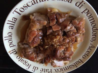 鶏もも肉のにんにく照り焼き