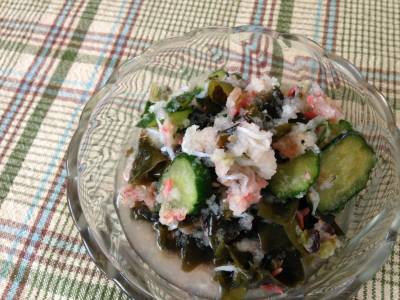 赤梅酢のおろしあえ