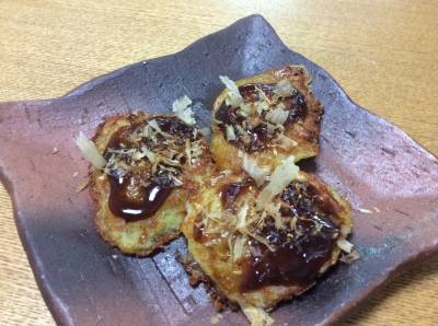 じゃがいもとベーコンのお好み焼き風