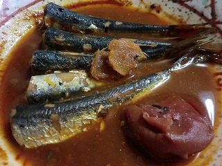 いわしのしょうが煮