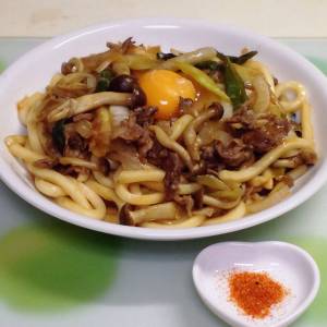 すき焼きうどん