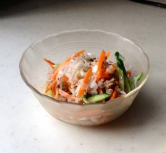 ひき肉と春雨のサラダ