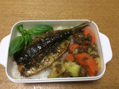 いわしのにんにく照り焼き