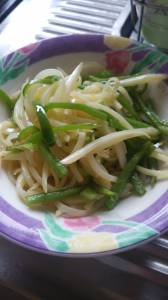 じゃがいもとピーマンのシャキシャキ炒め