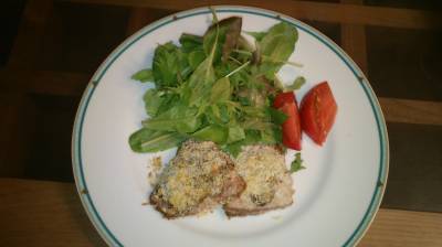 さばのマスタードパン粉焼き