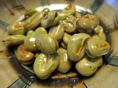 そら豆の甘辛煮