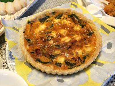 ほうれんそうのキッシュ